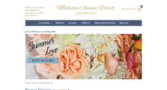 Desktop Screenshot of madisonavenueflorist.net